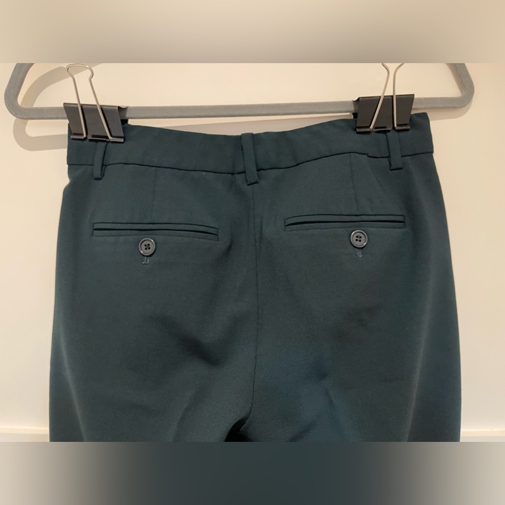 Theory Testra 2B Women’s Green/Forest Green Pants size 0 - Picture 12 of 14